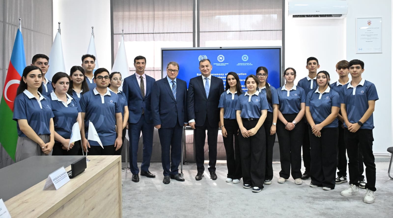 Azərbaycan Həmkarlar İttifaqları Konfederasiyası ilə ACTRAV arasında Bəyannamə imzalanıb