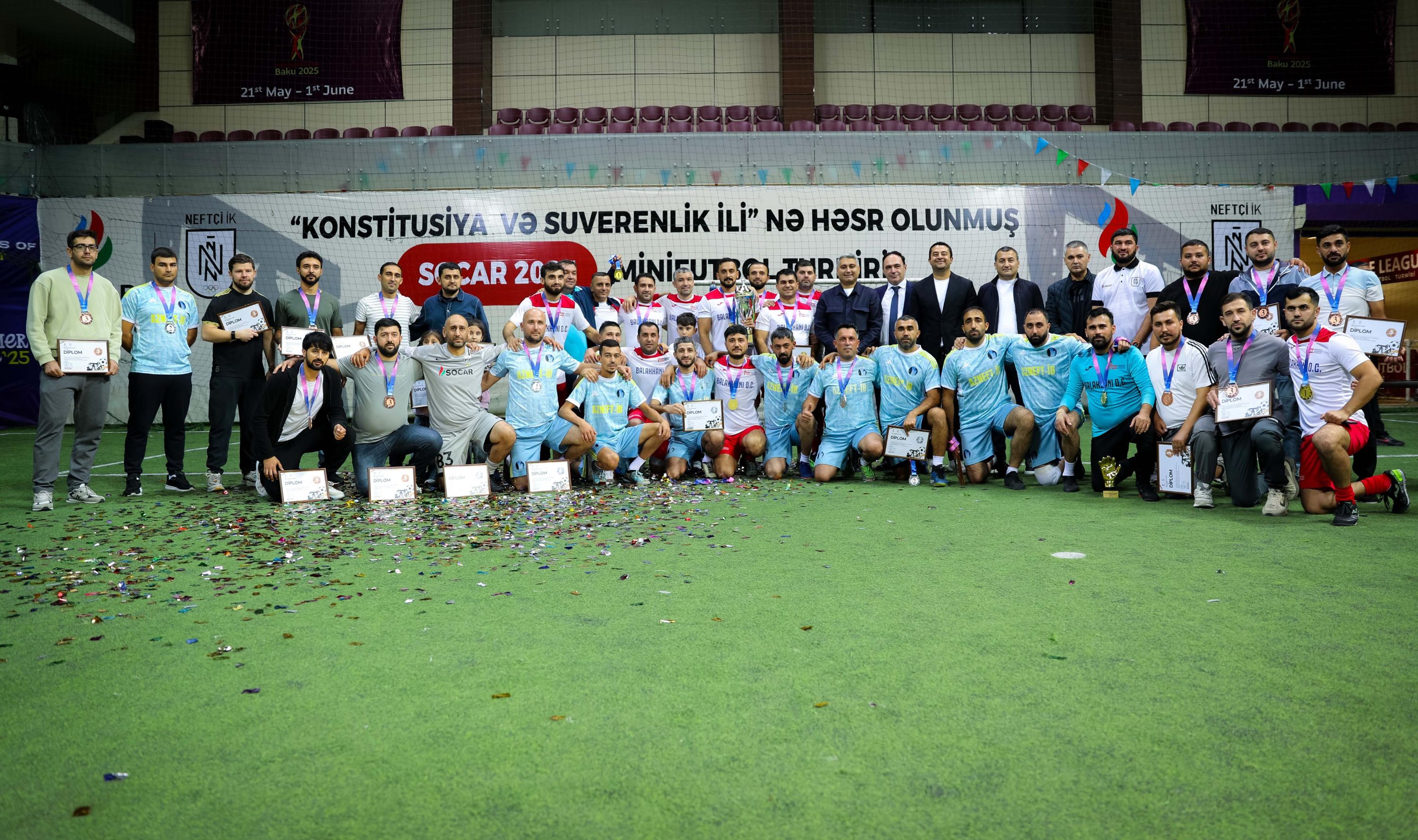 “Konstitusiya və Suverenlik İli”nə həsr olunan minifutbol turniri yekunlaşıb