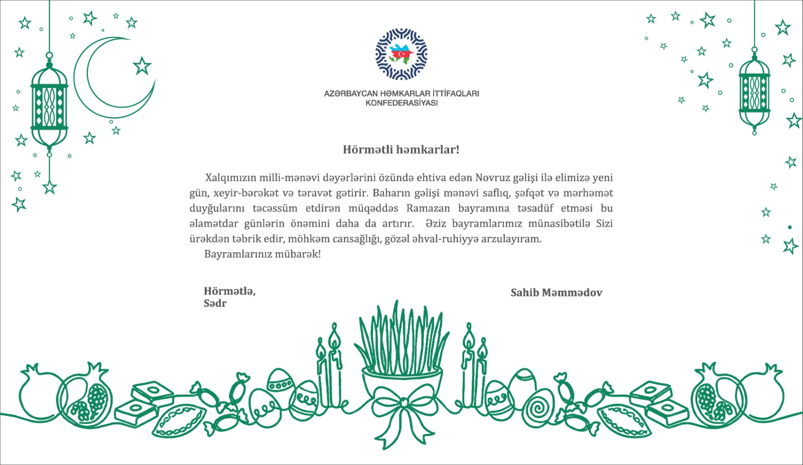 Bayramınız mübarək