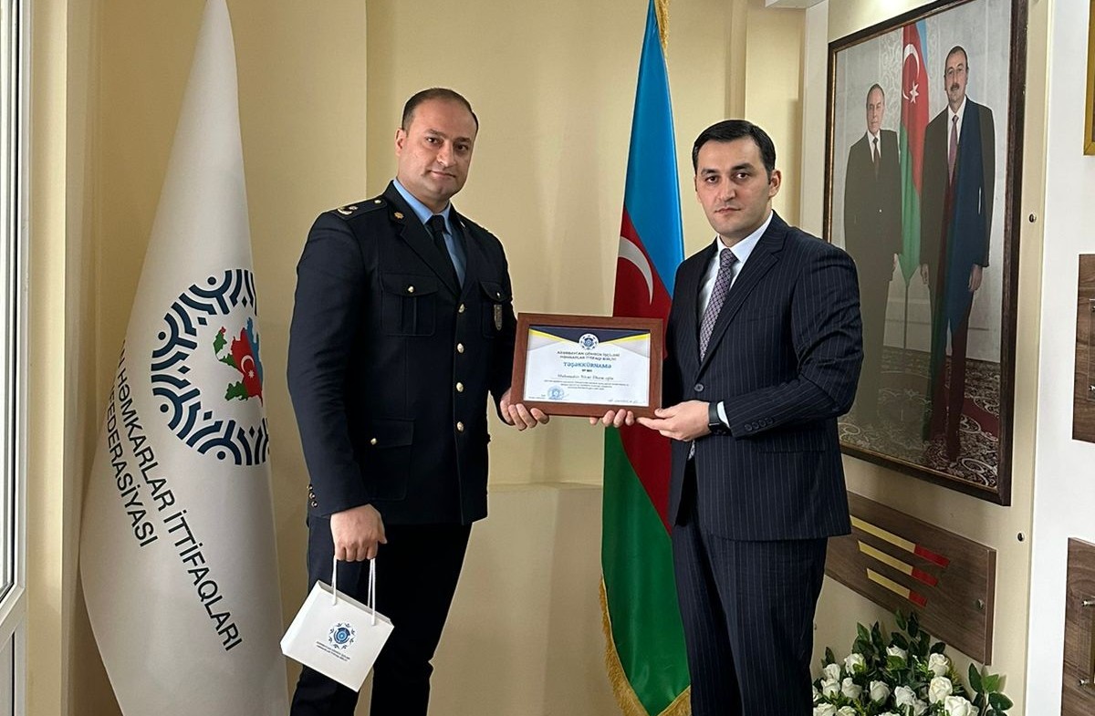 İttifaq üzvləri mükafatlandırılıb