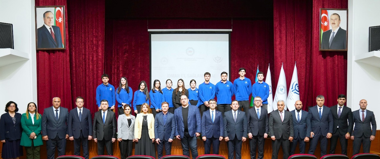 “İdman et, sağlam yaşa” layihəsi çərçivəsində tələbə-gənclərlə görüş keçirilib