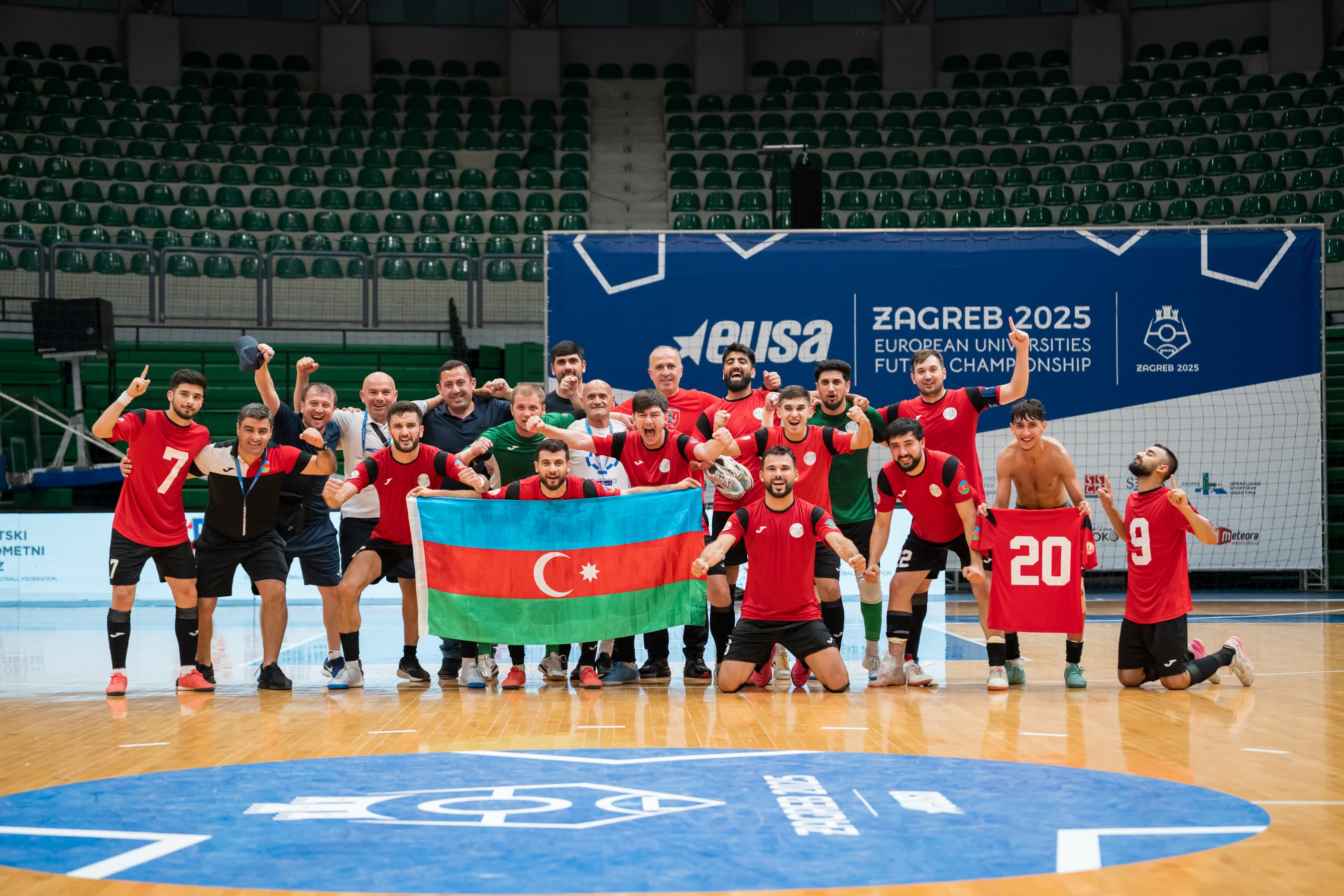 Avropa Universitetləri Futzal Çempionatında komandamız finala yüksəlib