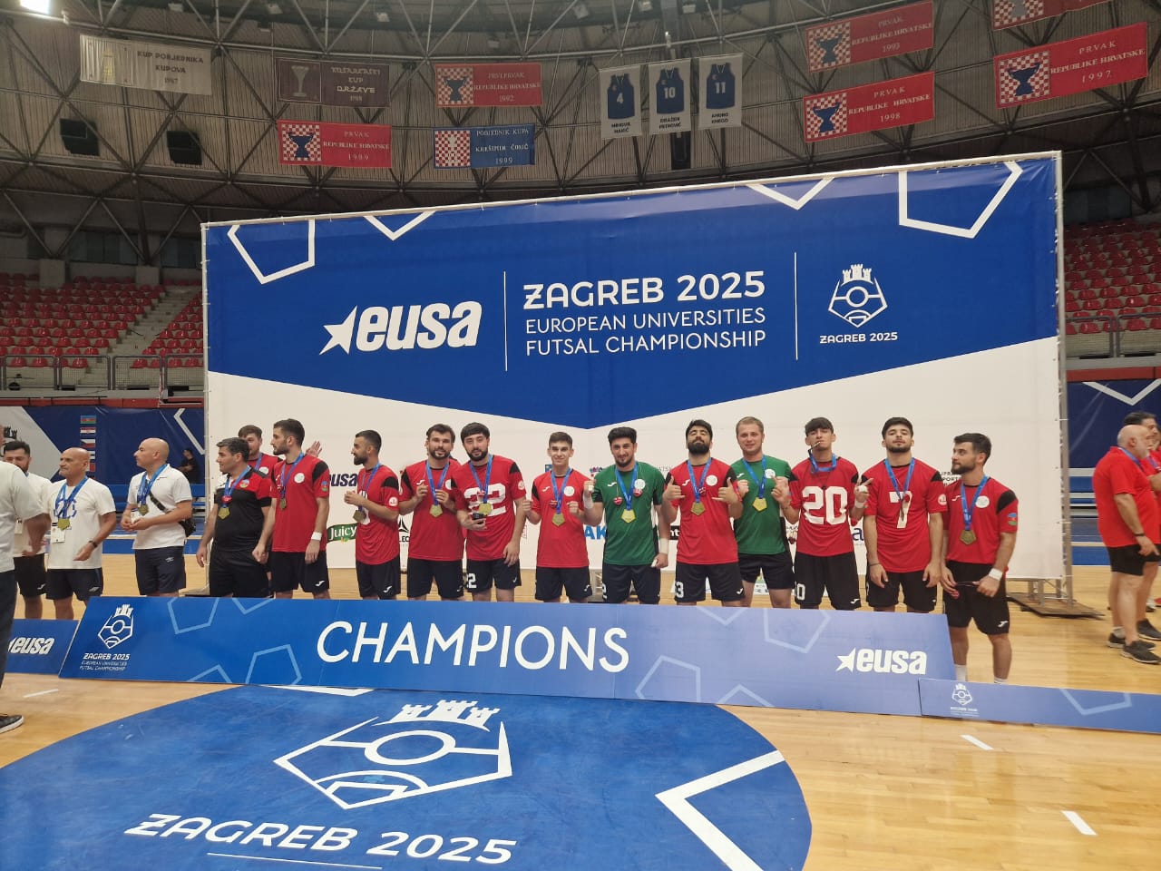 Azərbaycanlı tələbələr Avropa Universitetləri Futzal Çempionatının qalibi olub